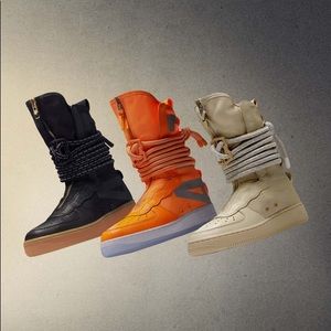 SF AF1 HIGH RATTAN Size 9.5 MENS NIKE AIR FORCE 1 Style Code: AA1128-200